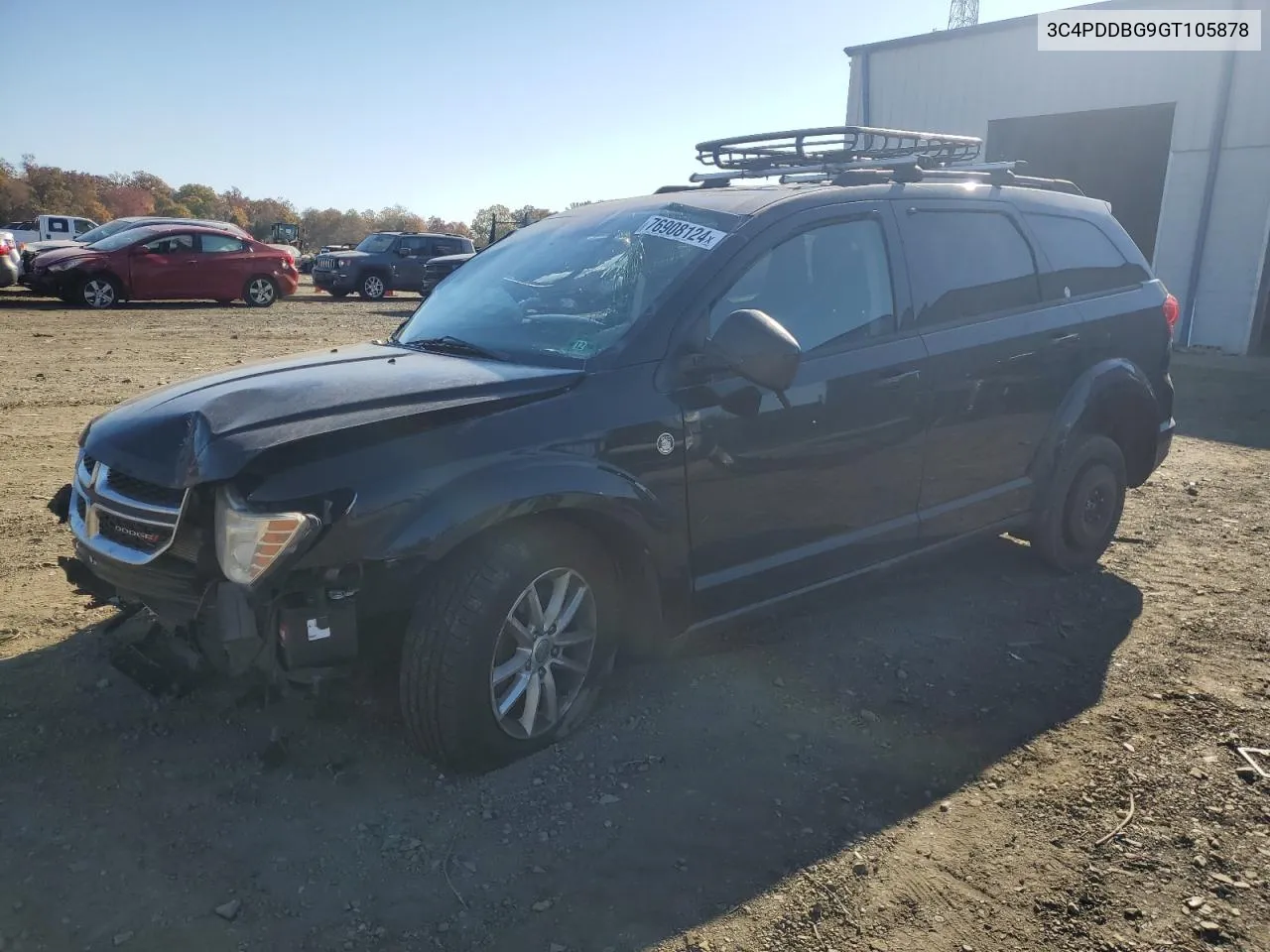 2016 Dodge Journey Sxt VIN: 3C4PDDBG9GT105878 Lot: 76908124