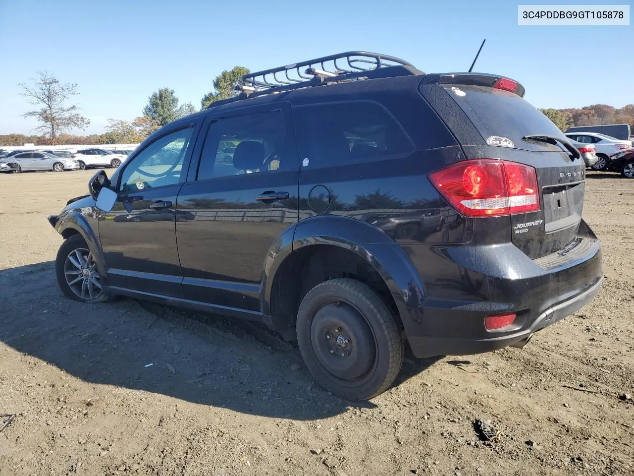 2016 Dodge Journey Sxt VIN: 3C4PDDBG9GT105878 Lot: 76908124