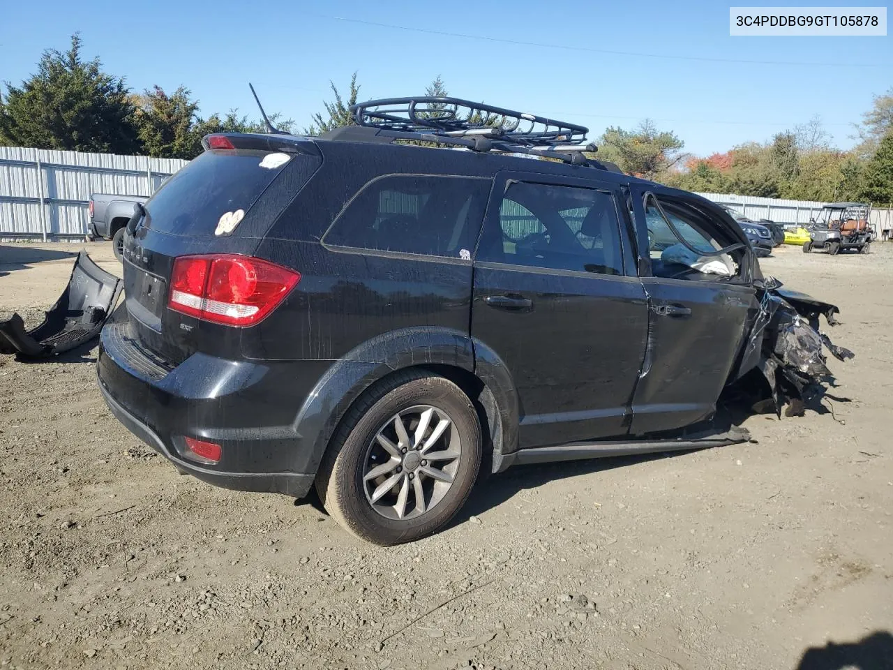 2016 Dodge Journey Sxt VIN: 3C4PDDBG9GT105878 Lot: 76908124