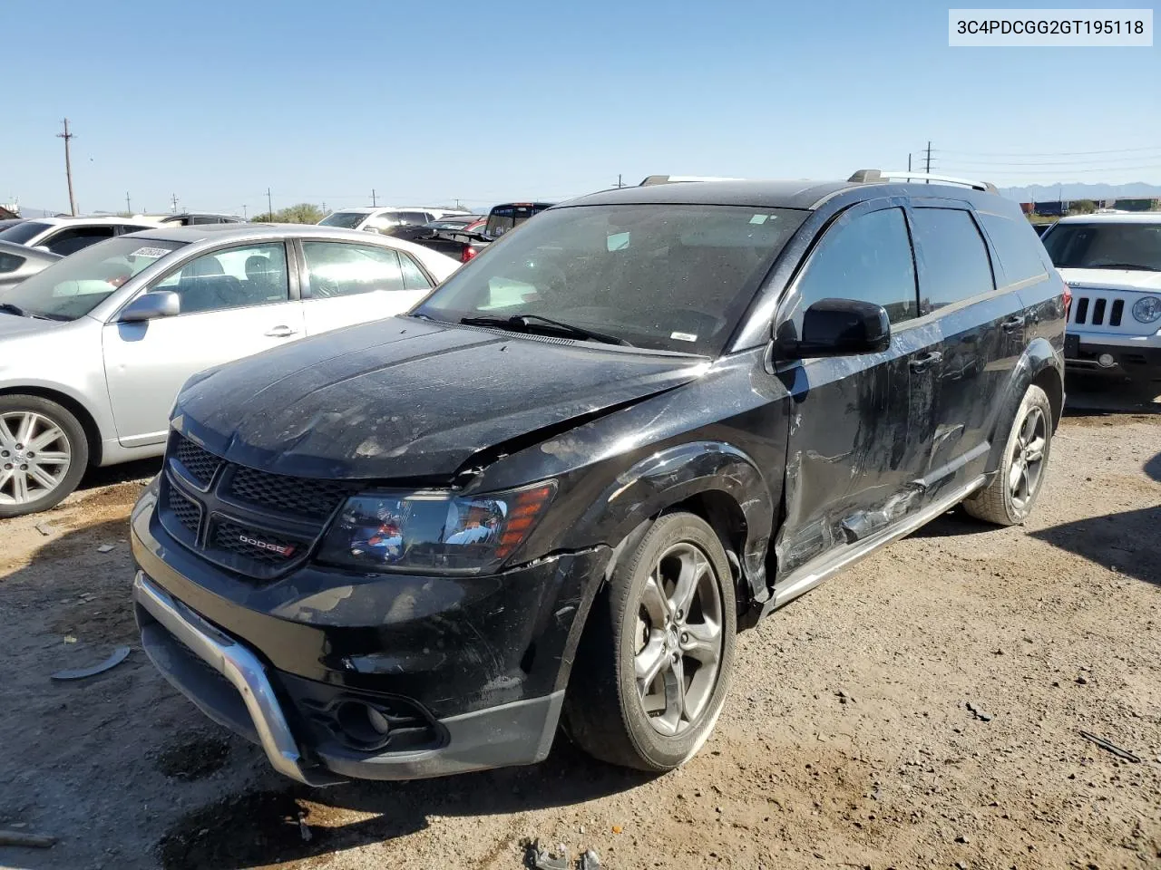 2016 Dodge Journey Crossroad VIN: 3C4PDCGG2GT195118 Lot: 77001404