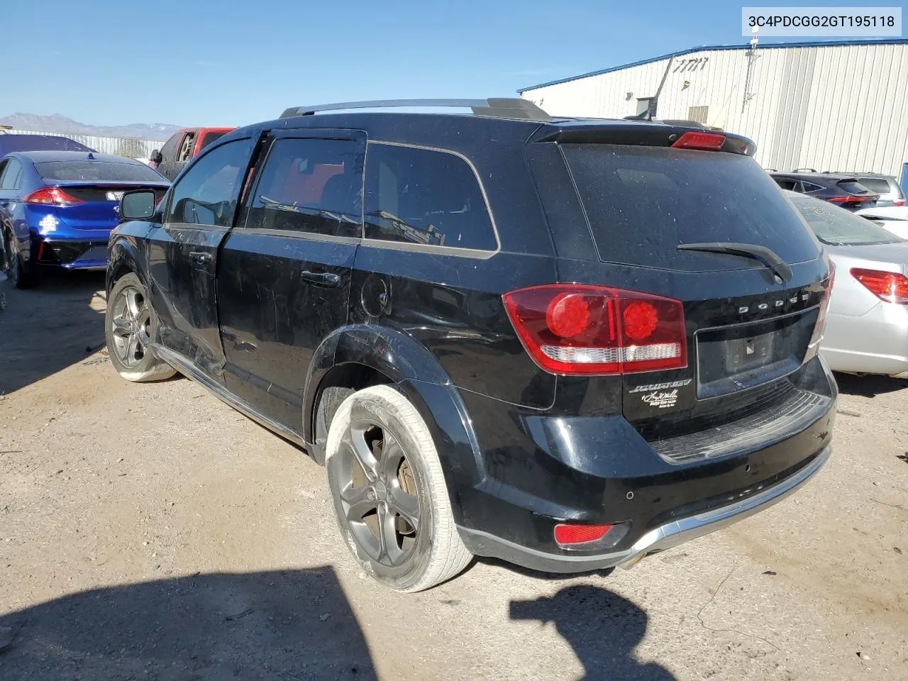 2016 Dodge Journey Crossroad VIN: 3C4PDCGG2GT195118 Lot: 77001404