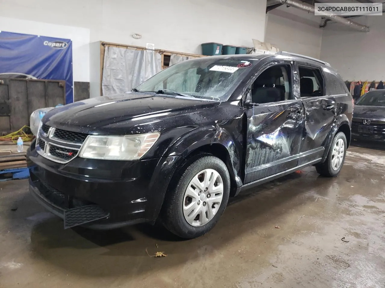 2016 Dodge Journey Se VIN: 3C4PDCAB8GT111011 Lot: 77015644