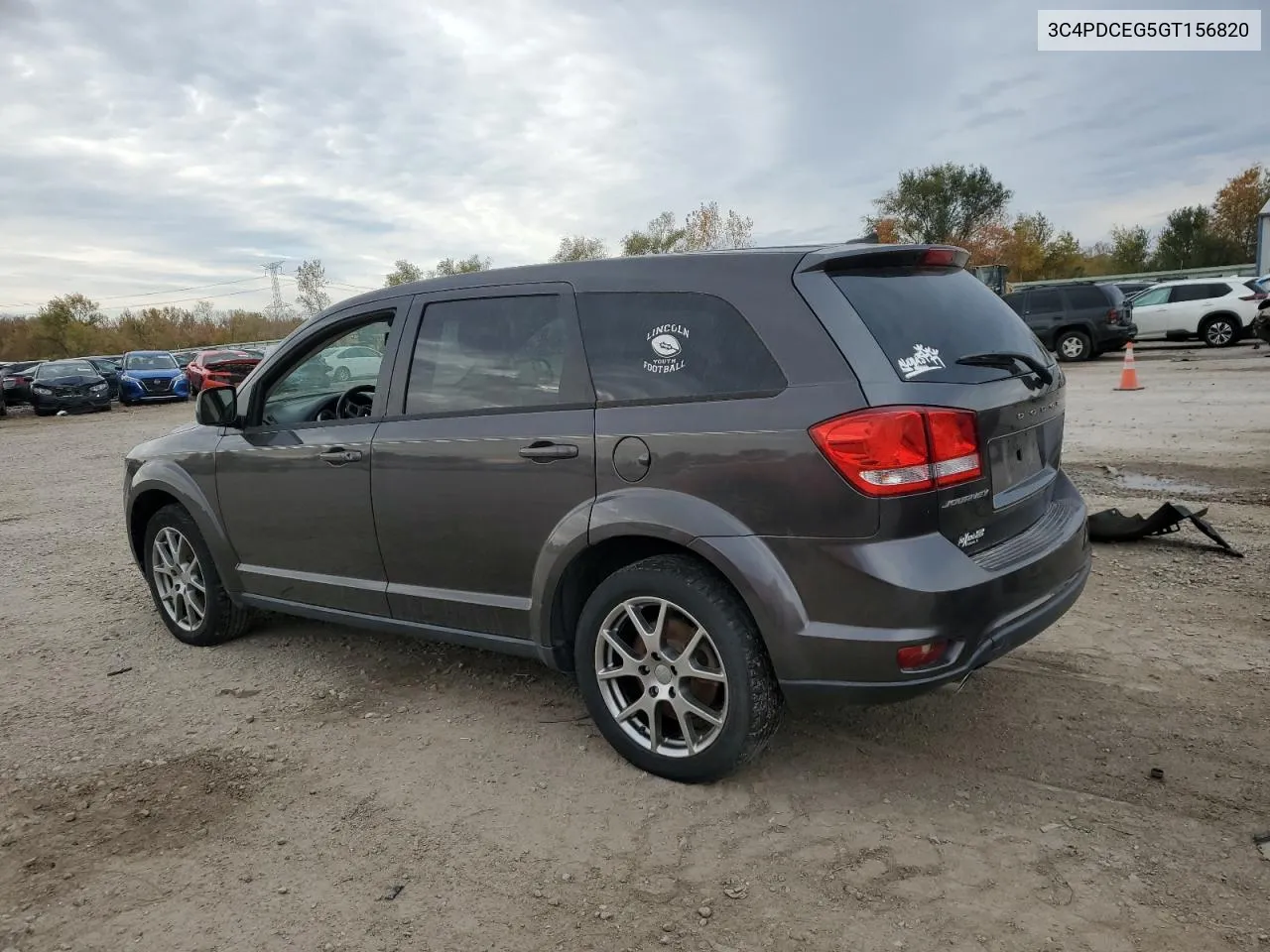 2016 Dodge Journey R/T VIN: 3C4PDCEG5GT156820 Lot: 77500534