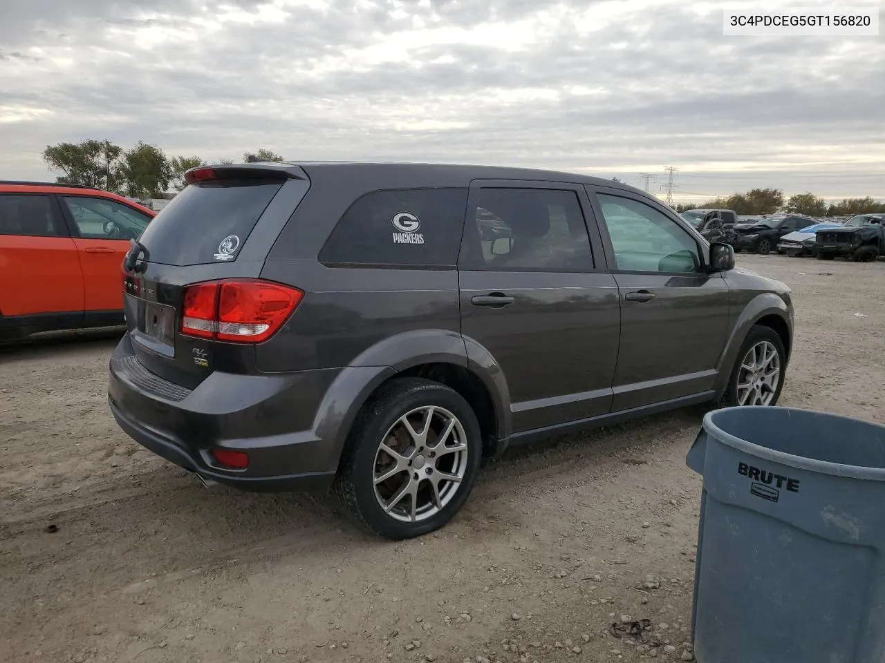 2016 Dodge Journey R/T VIN: 3C4PDCEG5GT156820 Lot: 77500534