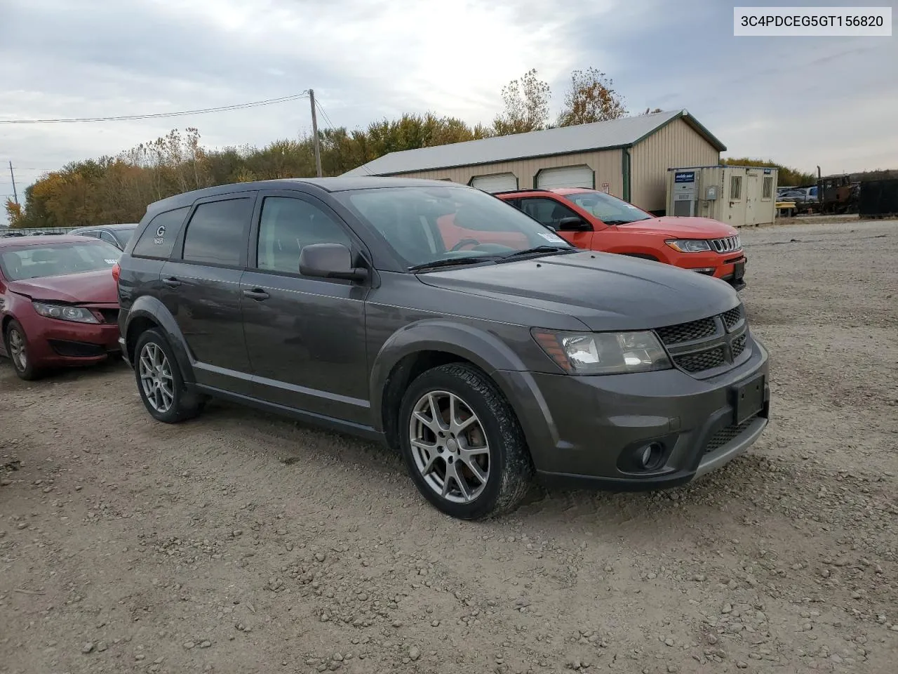 2016 Dodge Journey R/T VIN: 3C4PDCEG5GT156820 Lot: 77500534