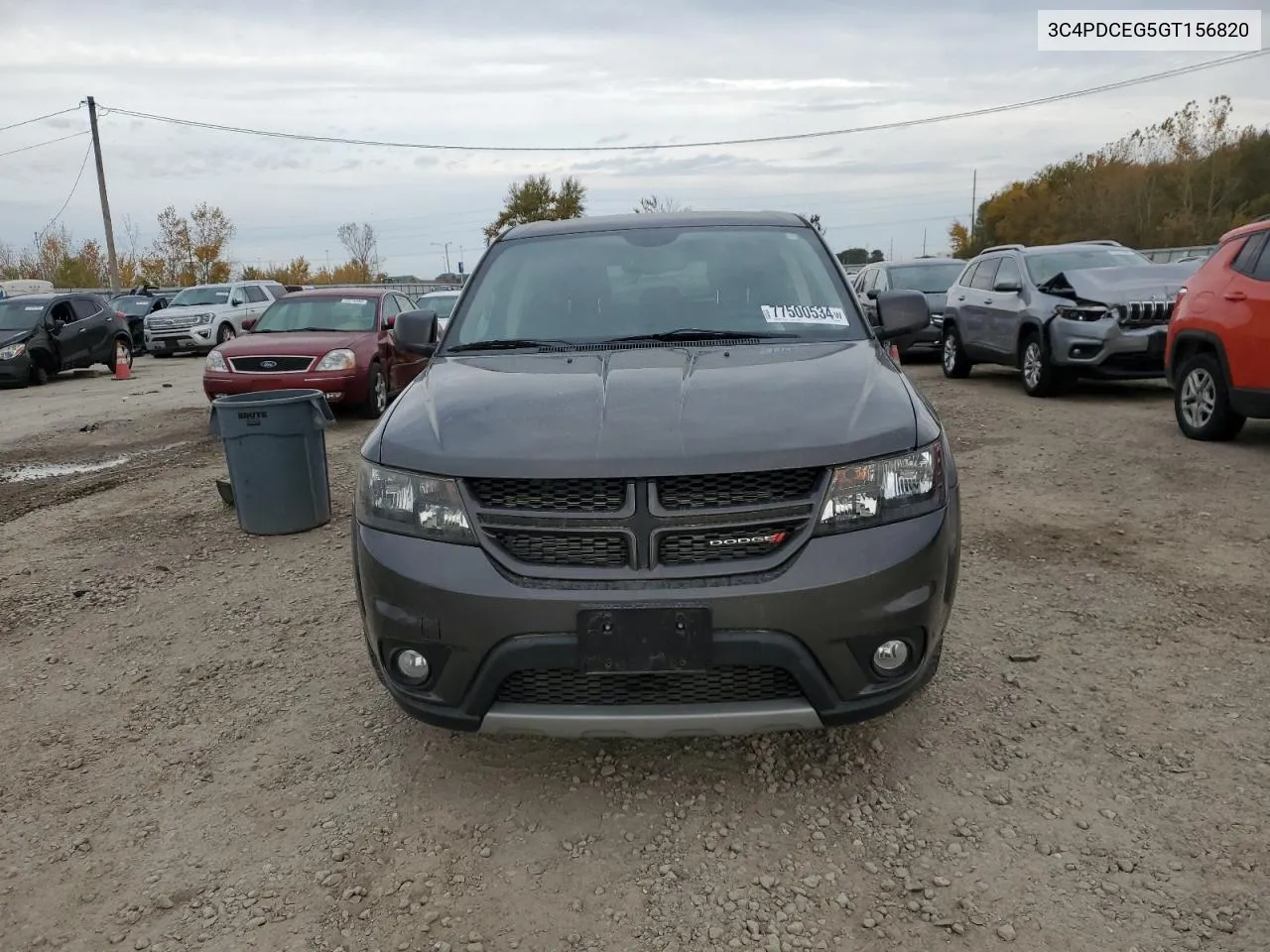 2016 Dodge Journey R/T VIN: 3C4PDCEG5GT156820 Lot: 77500534