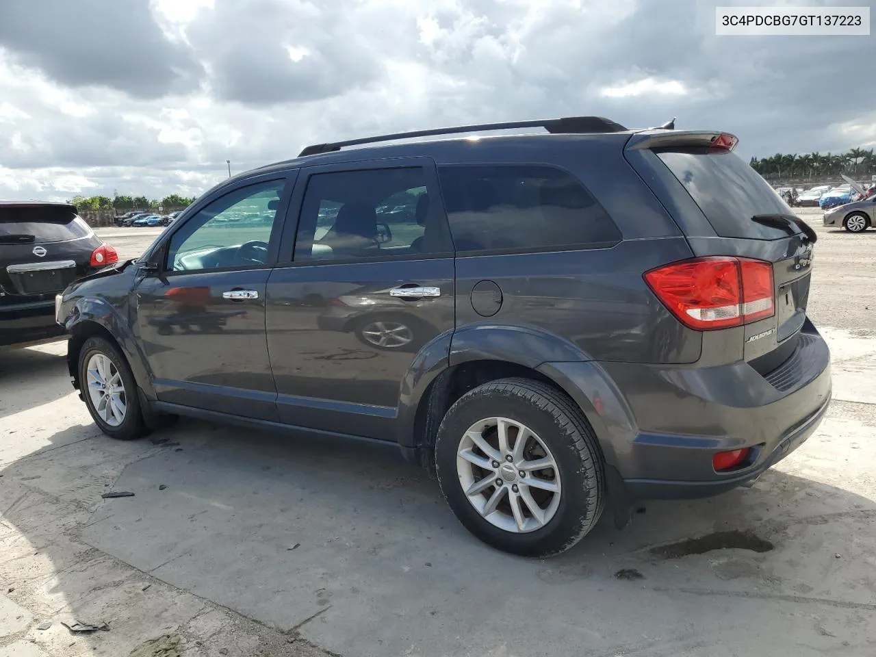 2016 Dodge Journey Sxt VIN: 3C4PDCBG7GT137223 Lot: 77591764