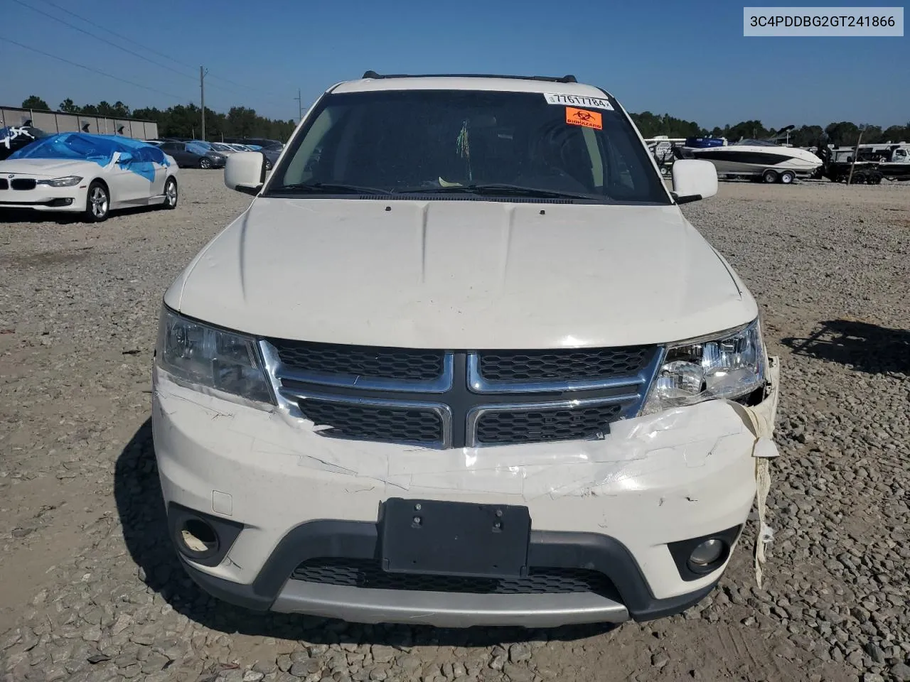 2016 Dodge Journey Sxt VIN: 3C4PDDBG2GT241866 Lot: 77617784