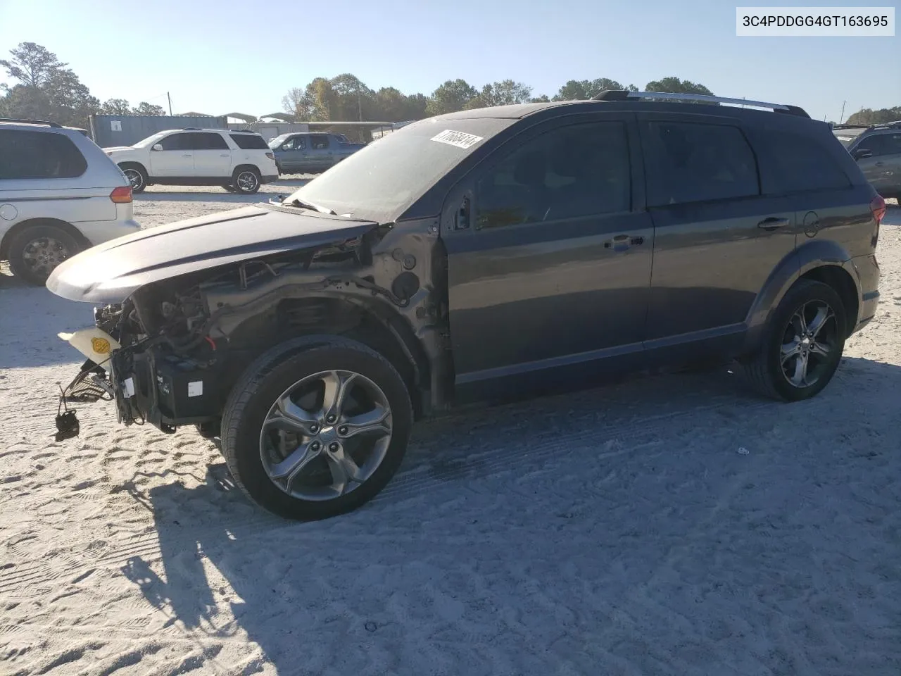 2016 Dodge Journey Crossroad VIN: 3C4PDDGG4GT163695 Lot: 77668414