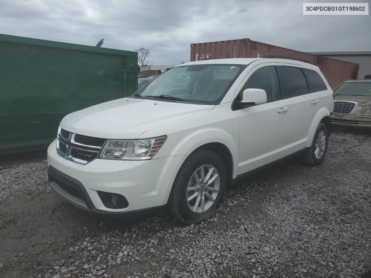 2016 Dodge Journey Sxt VIN: 3C4PDCBG1GT198602 Lot: 77793784