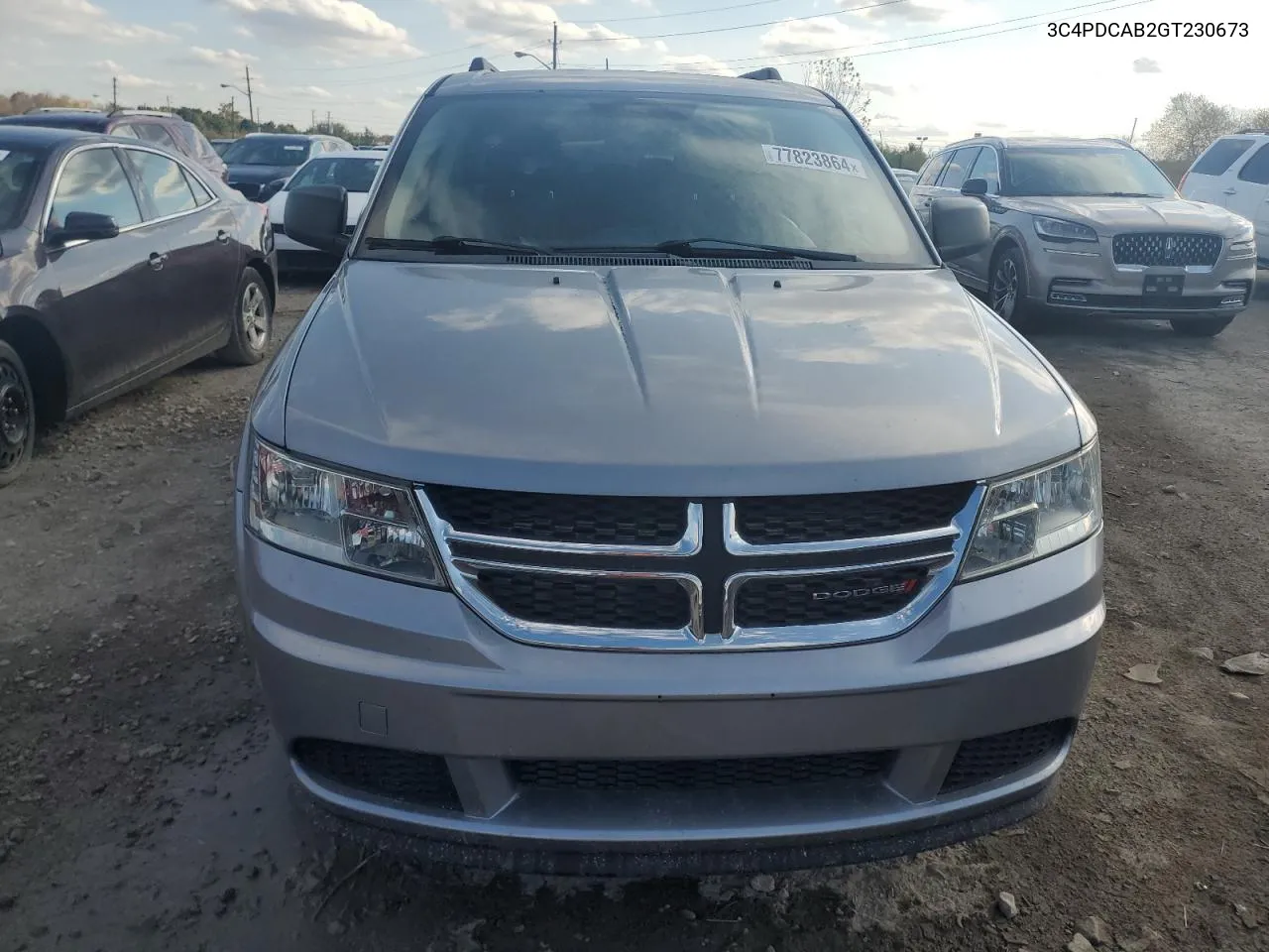 2016 Dodge Journey Se VIN: 3C4PDCAB2GT230673 Lot: 77823864