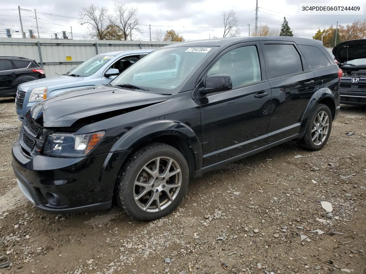 2016 Dodge Journey R/T VIN: 3C4PDDEG6GT244409 Lot: 77842304