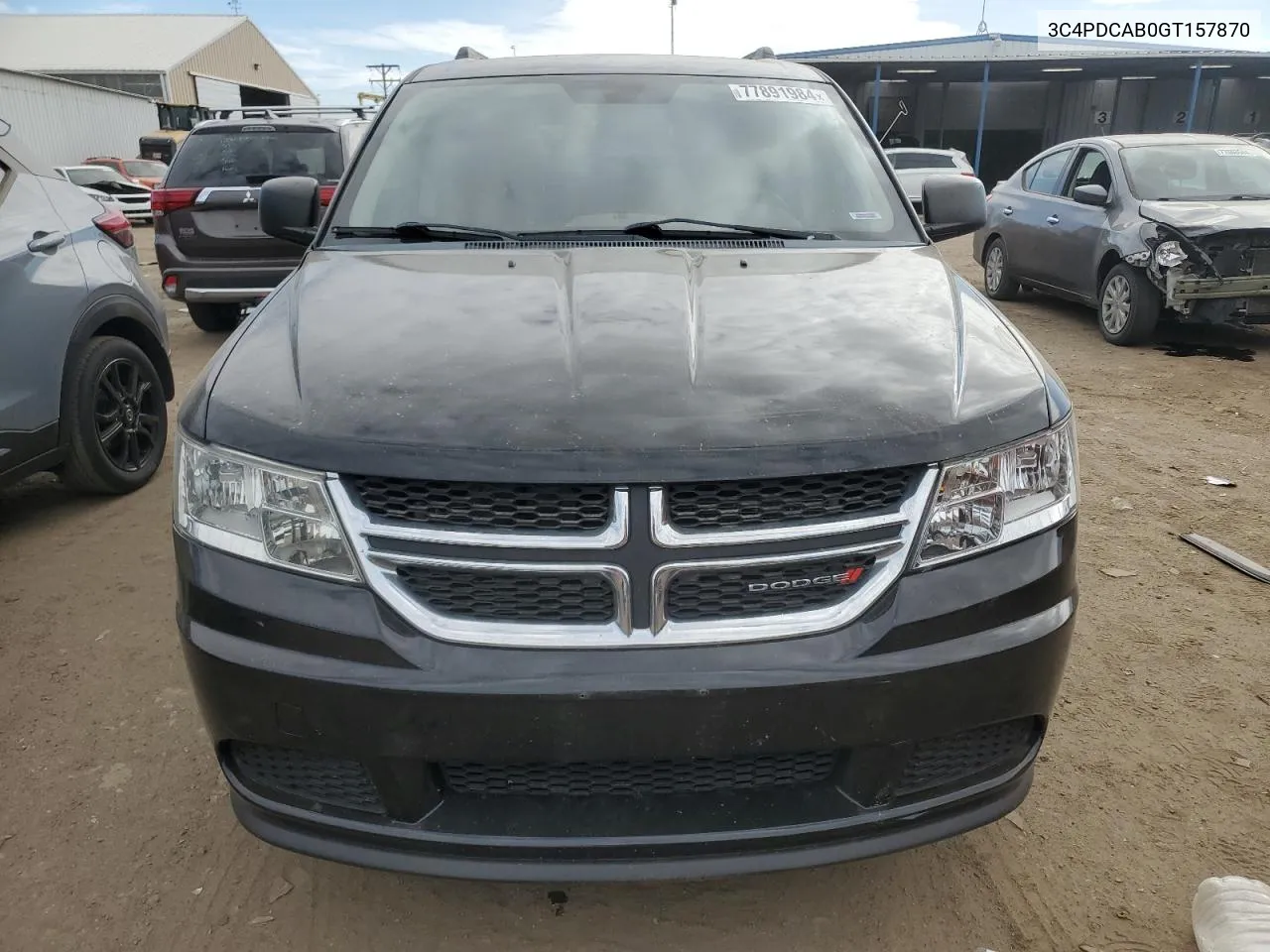 2016 Dodge Journey Se VIN: 3C4PDCAB0GT157870 Lot: 77891984