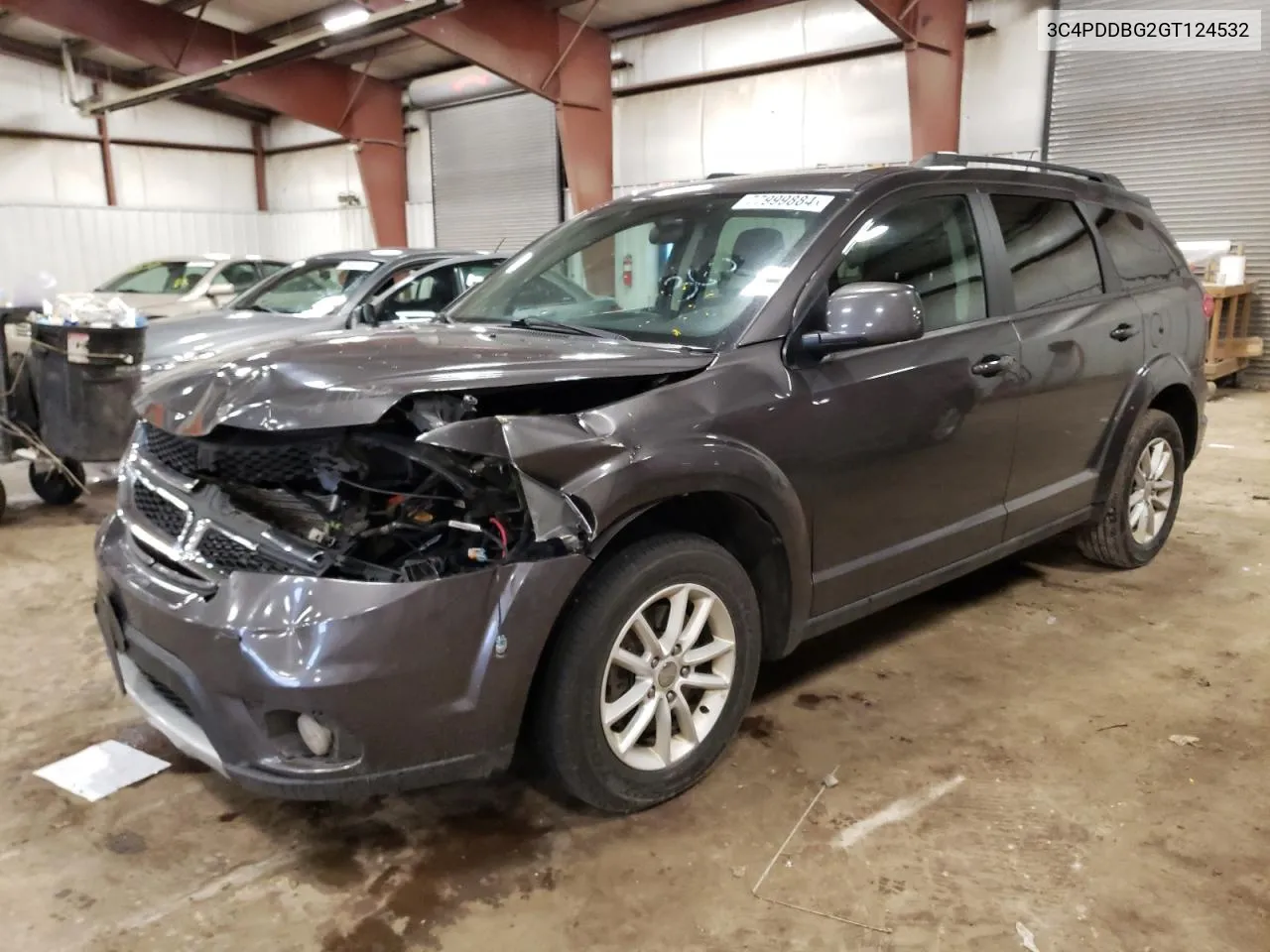 2016 Dodge Journey Sxt VIN: 3C4PDDBG2GT124532 Lot: 77999884