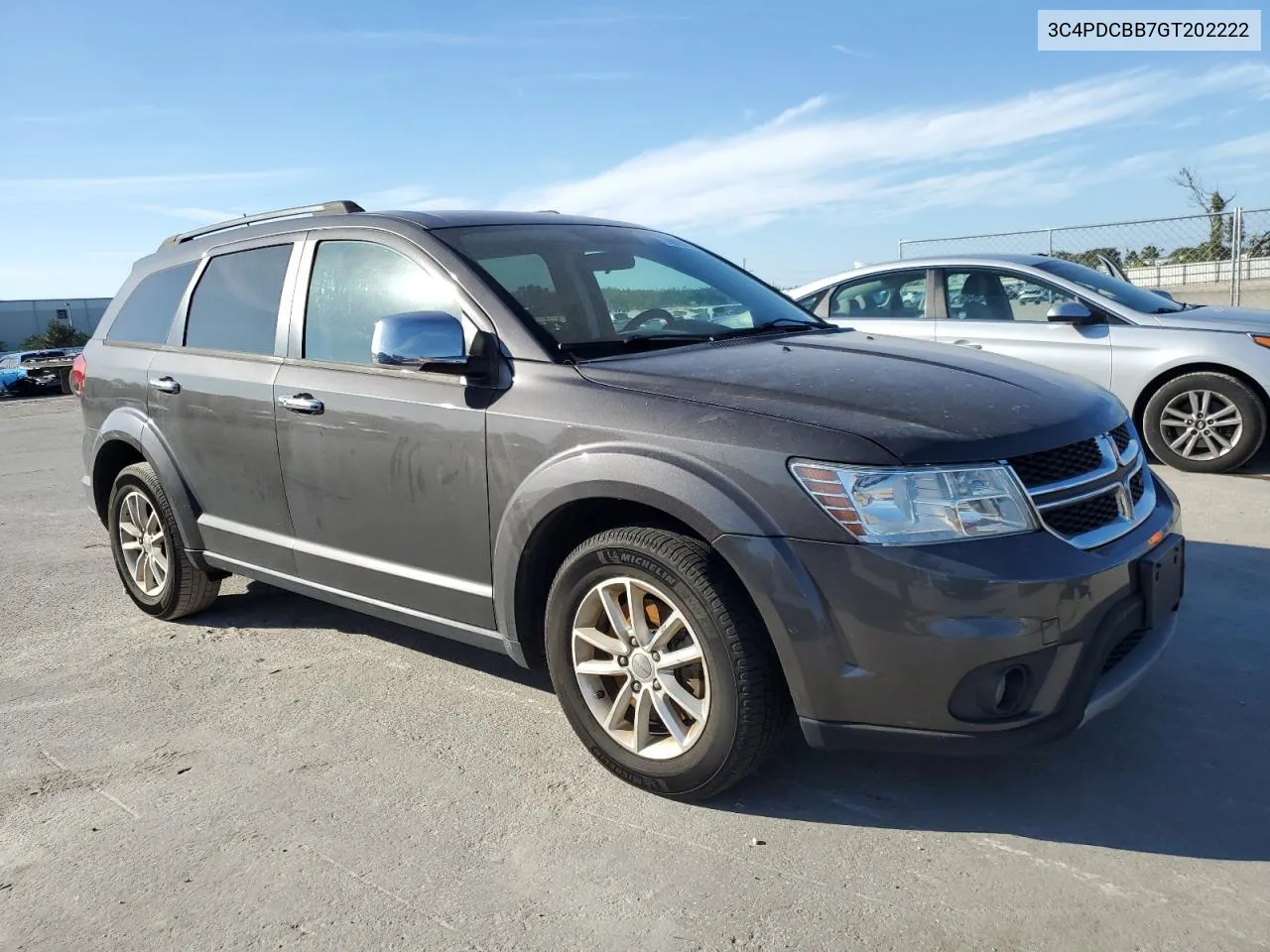 2016 Dodge Journey Sxt VIN: 3C4PDCBB7GT202222 Lot: 78023224