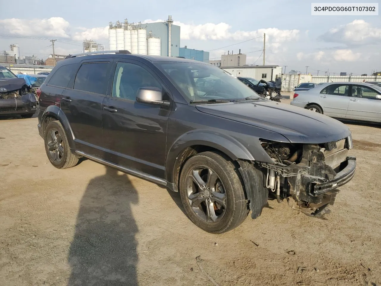 2016 Dodge Journey Crossroad VIN: 3C4PDCGG6GT107302 Lot: 78028864