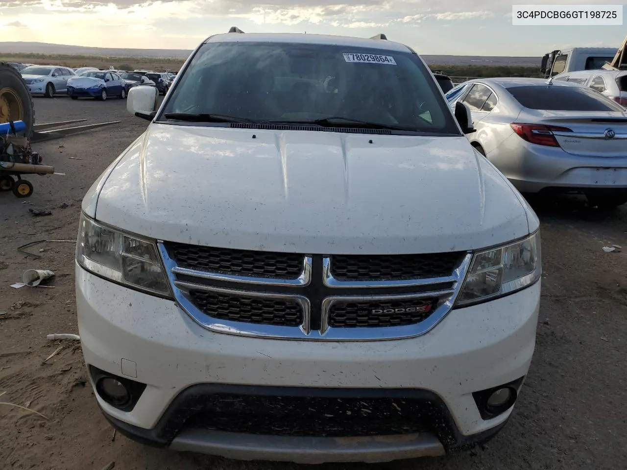 2016 Dodge Journey Sxt VIN: 3C4PDCBG6GT198725 Lot: 78029864