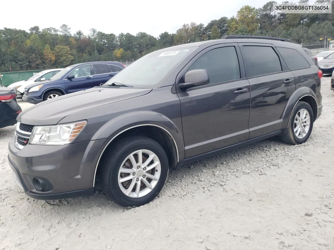 2016 Dodge Journey Sxt VIN: 3C4PDDBG8GT136054 Lot: 78058174