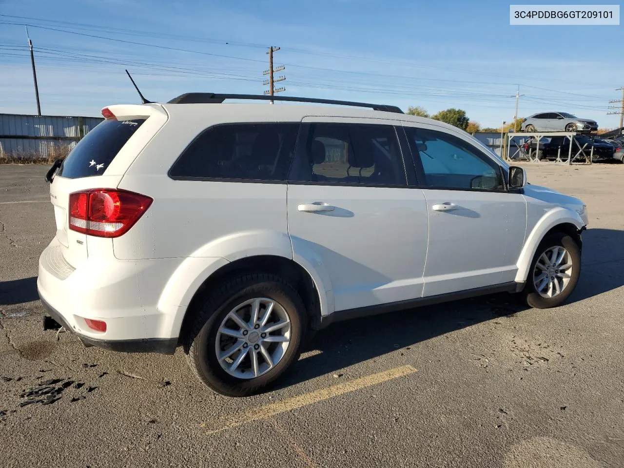 2016 Dodge Journey Sxt VIN: 3C4PDDBG6GT209101 Lot: 78254544