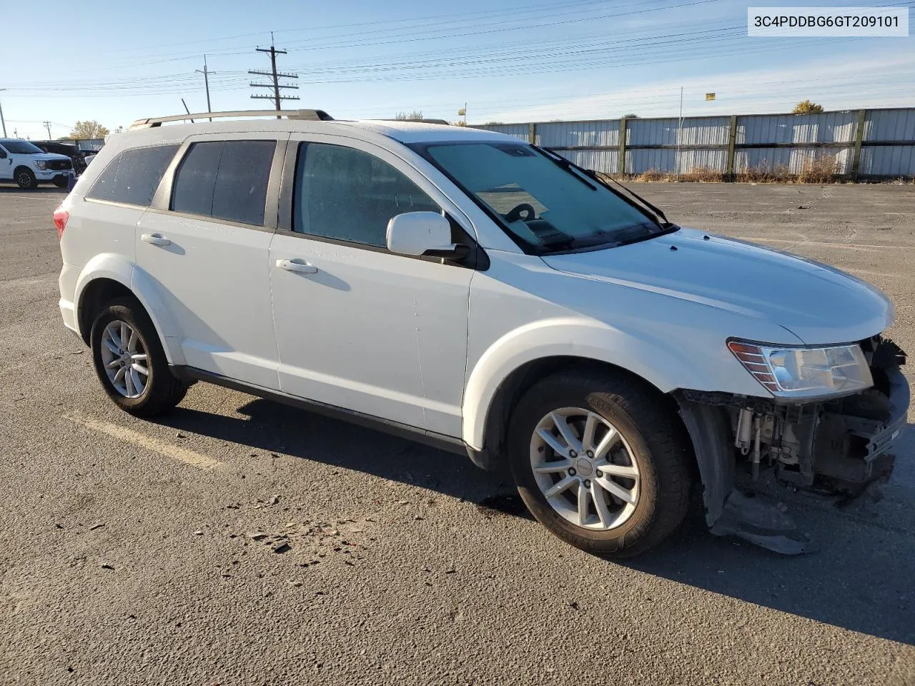 2016 Dodge Journey Sxt VIN: 3C4PDDBG6GT209101 Lot: 78254544