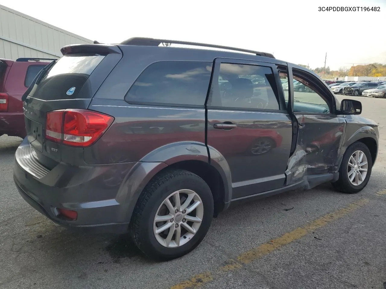 2016 Dodge Journey Sxt VIN: 3C4PDDBGXGT196482 Lot: 78304614