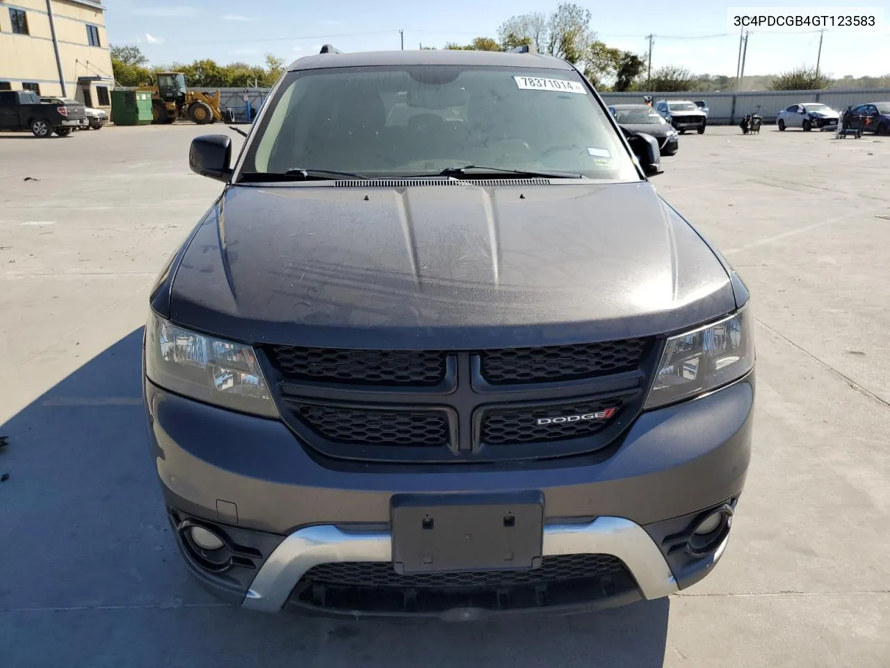 2016 Dodge Journey Crossroad VIN: 3C4PDCGB4GT123583 Lot: 78371014