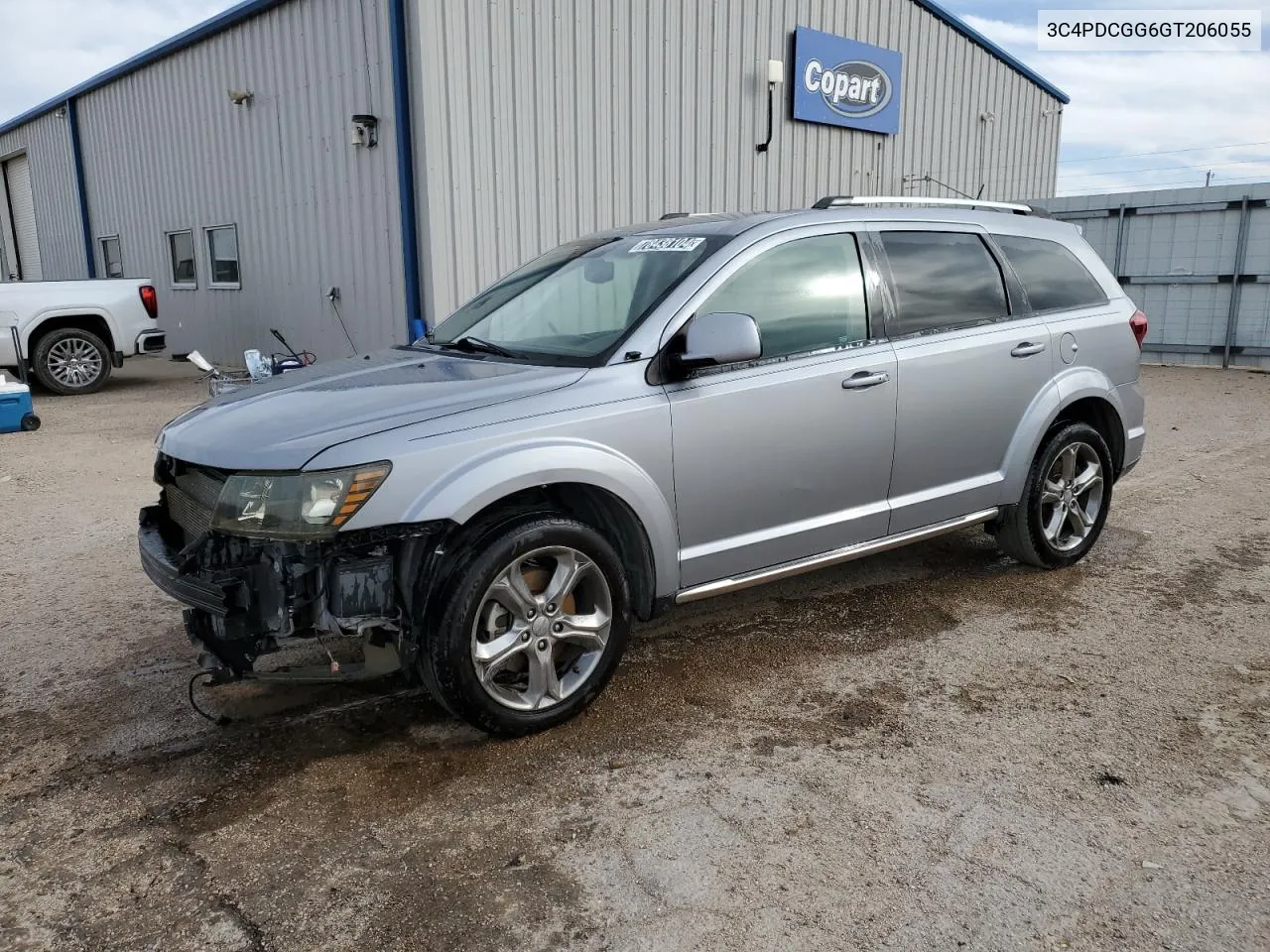 2016 Dodge Journey Crossroad VIN: 3C4PDCGG6GT206055 Lot: 78438104