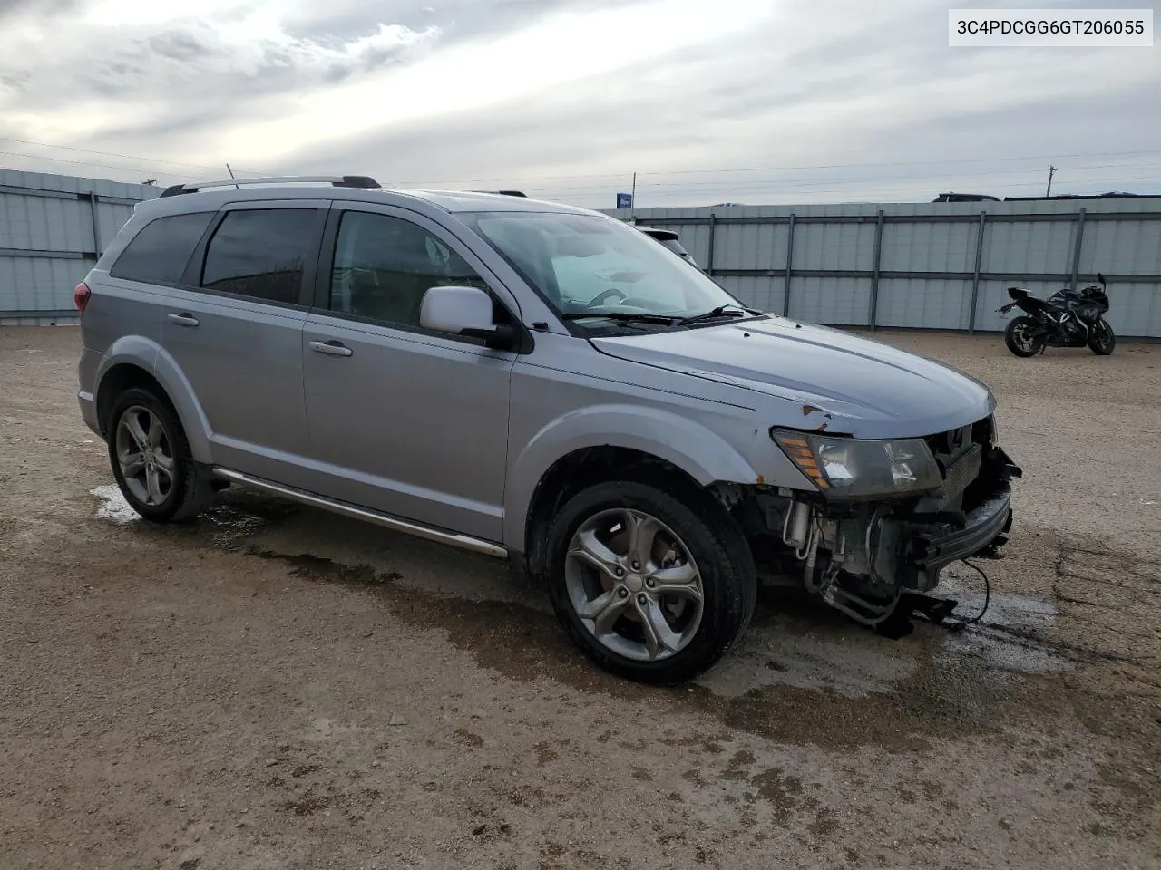 2016 Dodge Journey Crossroad VIN: 3C4PDCGG6GT206055 Lot: 78438104