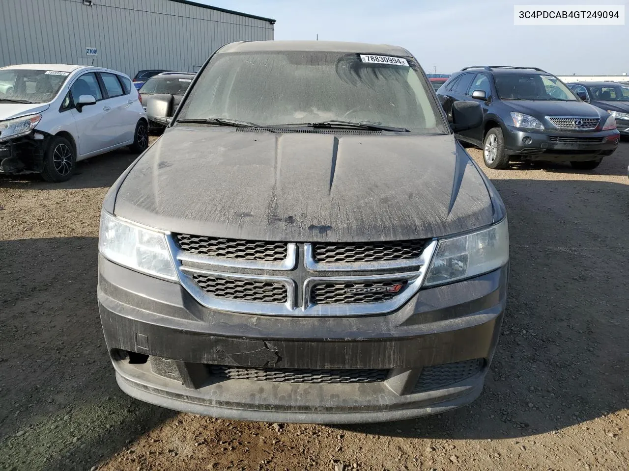 2016 Dodge Journey Se VIN: 3C4PDCAB4GT249094 Lot: 78830994