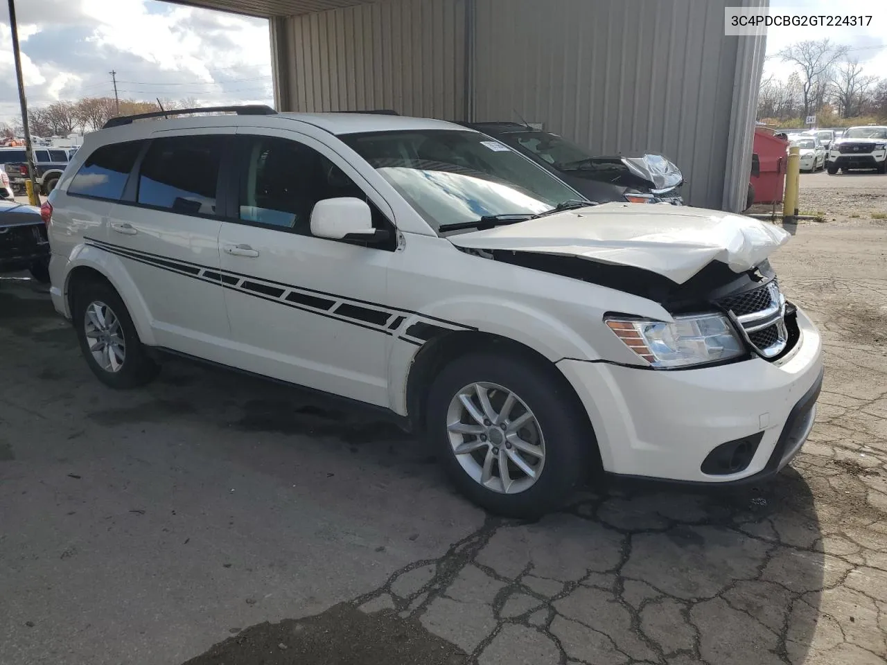 2016 Dodge Journey Sxt VIN: 3C4PDCBG2GT224317 Lot: 78973664