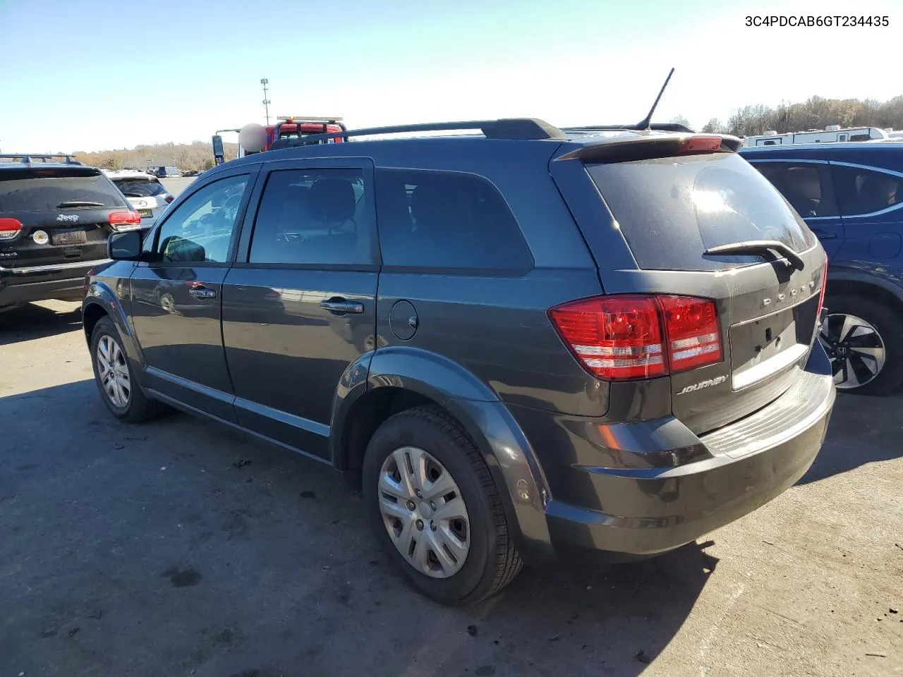 2016 Dodge Journey Se VIN: 3C4PDCAB6GT234435 Lot: 78994654