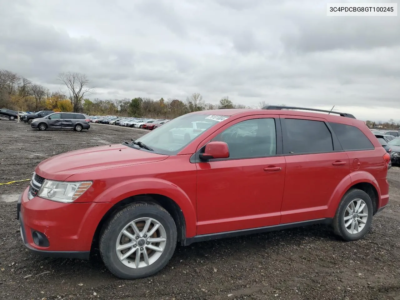 2016 Dodge Journey Sxt VIN: 3C4PDCBG8GT100245 Lot: 79101004