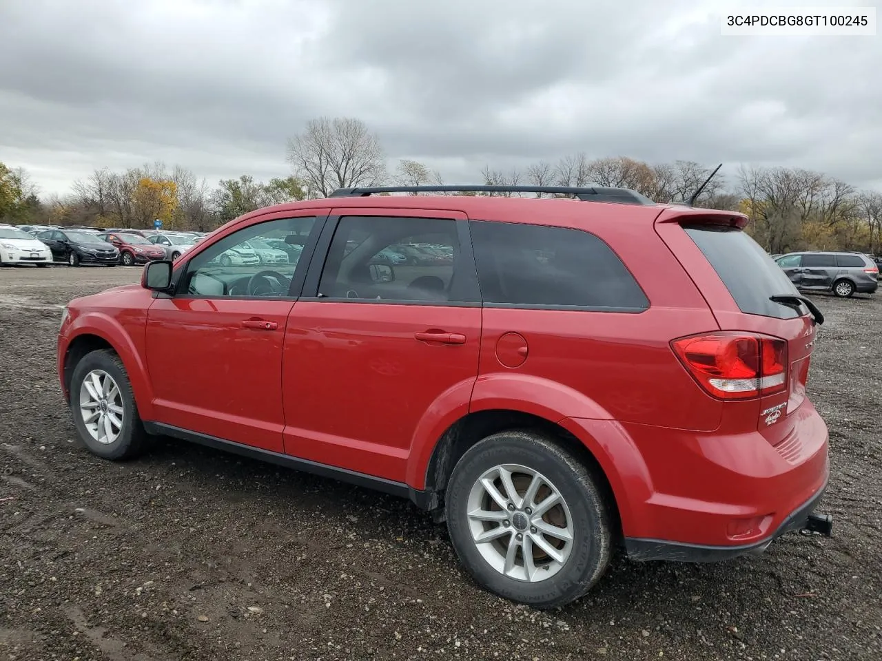 2016 Dodge Journey Sxt VIN: 3C4PDCBG8GT100245 Lot: 79101004