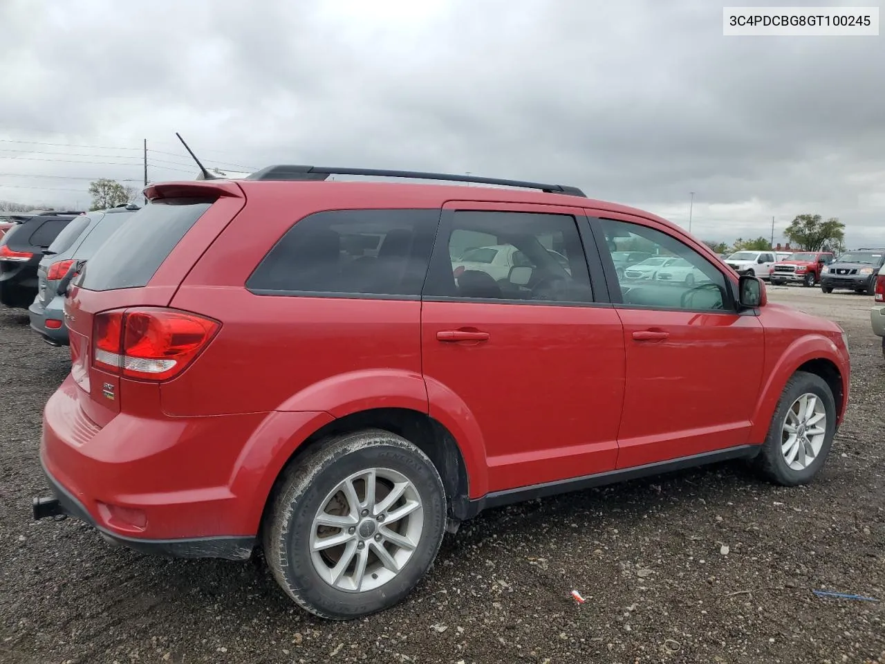 2016 Dodge Journey Sxt VIN: 3C4PDCBG8GT100245 Lot: 79101004