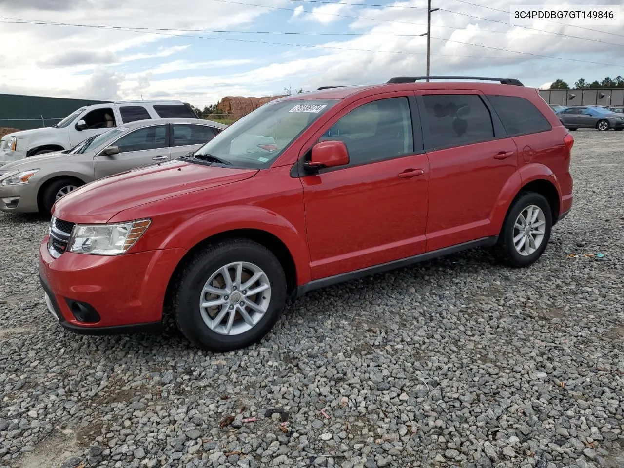 2016 Dodge Journey Sxt VIN: 3C4PDDBG7GT149846 Lot: 79189474