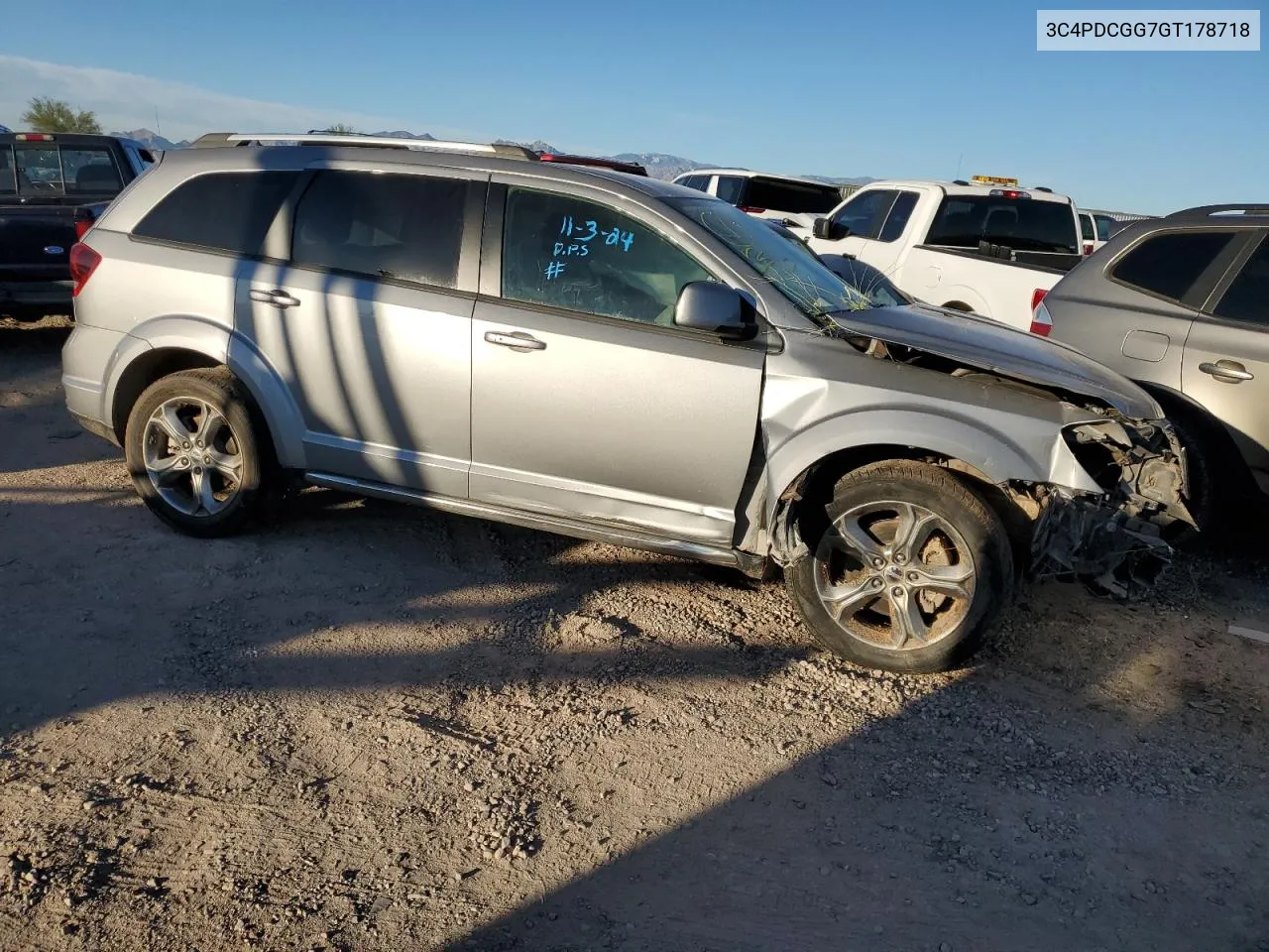 3C4PDCGG7GT178718 2016 Dodge Journey Crossroad