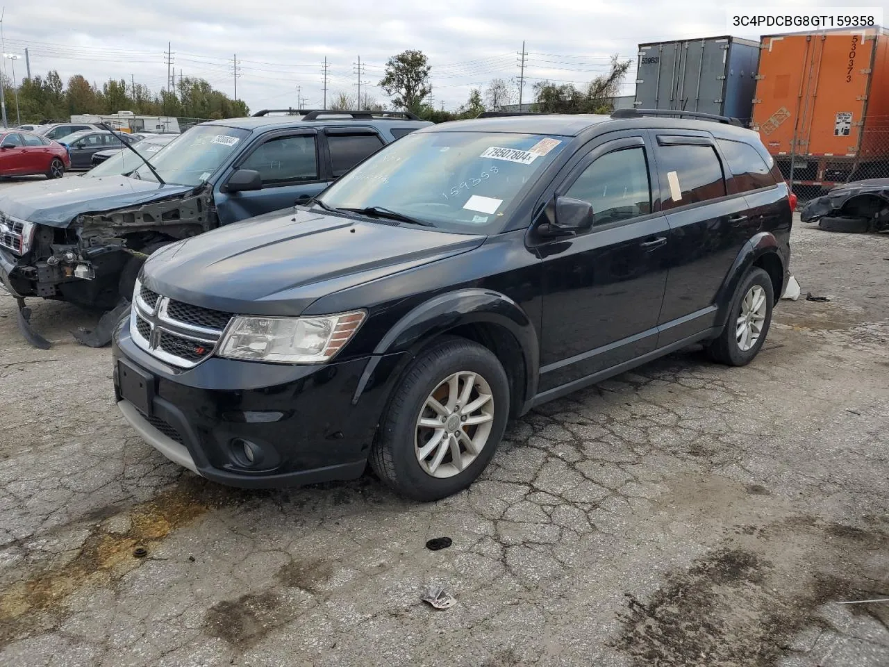 2016 Dodge Journey Sxt VIN: 3C4PDCBG8GT159358 Lot: 79507804