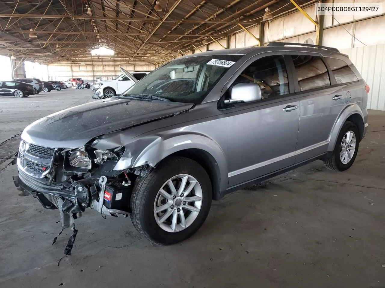 2016 Dodge Journey Sxt VIN: 3C4PDDBG8GT129427 Lot: 79708624