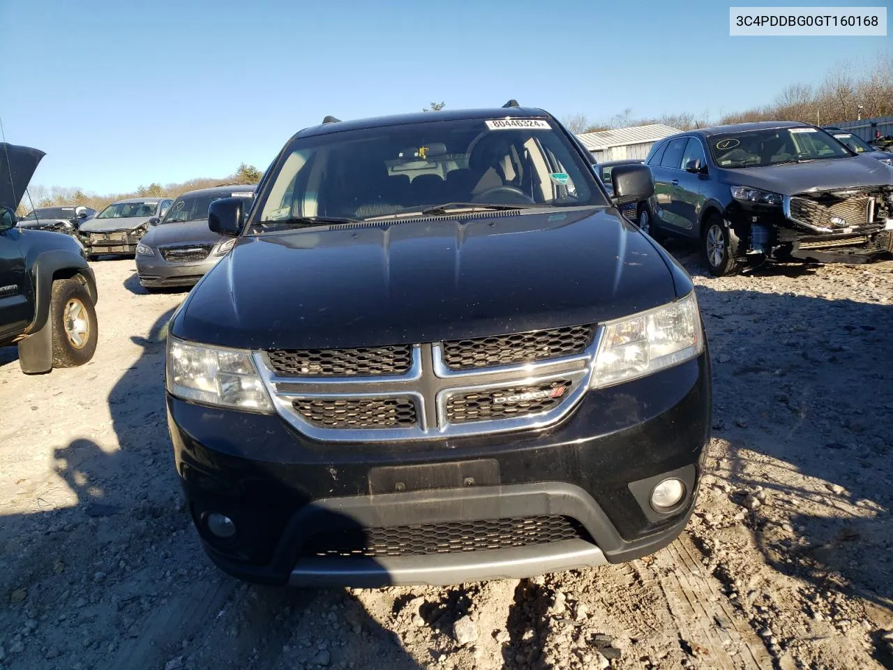 2016 Dodge Journey Sxt VIN: 3C4PDDBG0GT160168 Lot: 80446324