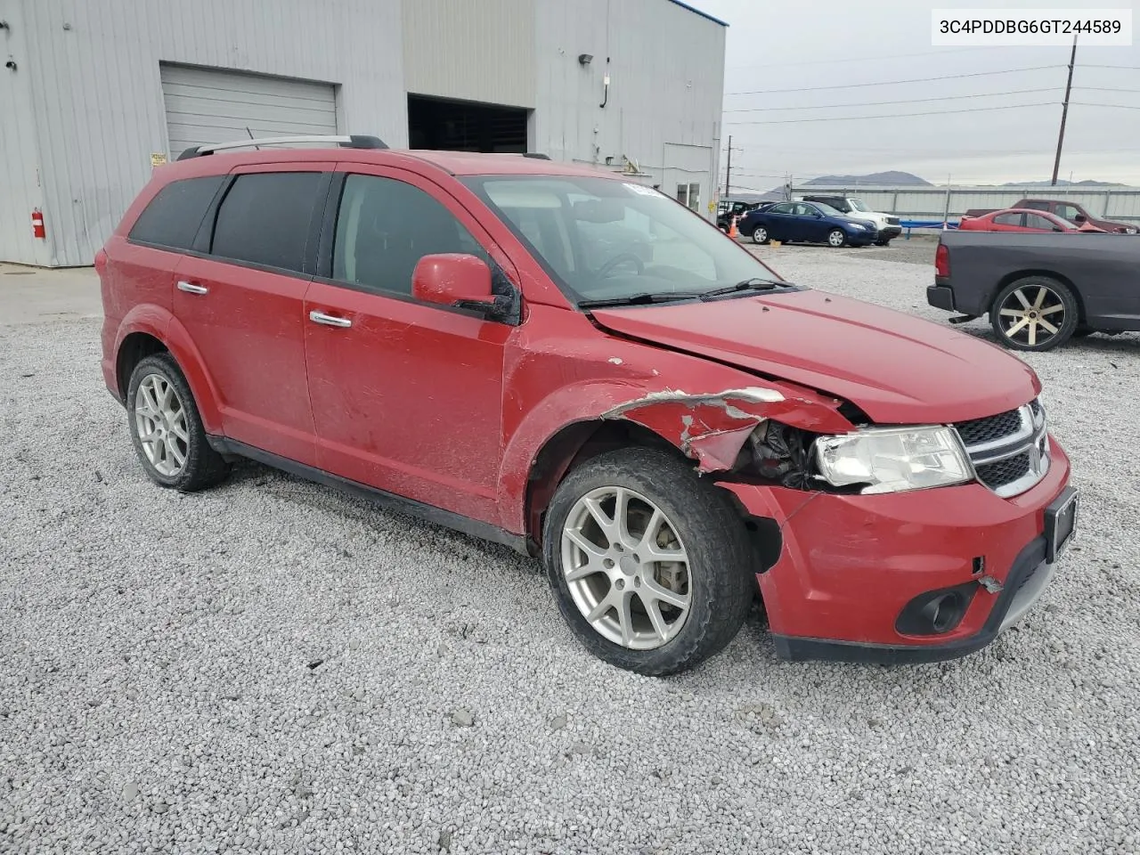 2016 Dodge Journey Sxt VIN: 3C4PDDBG6GT244589 Lot: 81122424