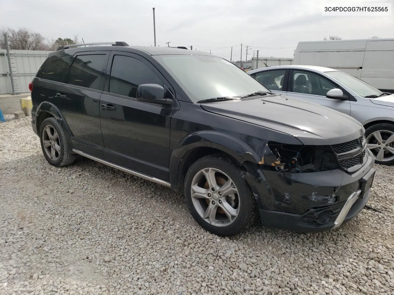 2017 Dodge Journey Crossroad VIN: 3C4PDCGG7HT625565 Lot: 43460084