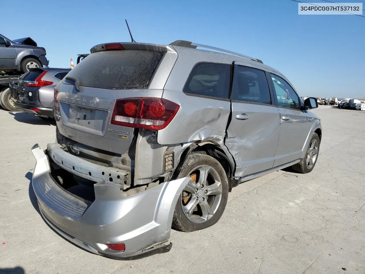 2017 Dodge Journey Crossroad VIN: 3C4PDCGG7HT537132 Lot: 47181994