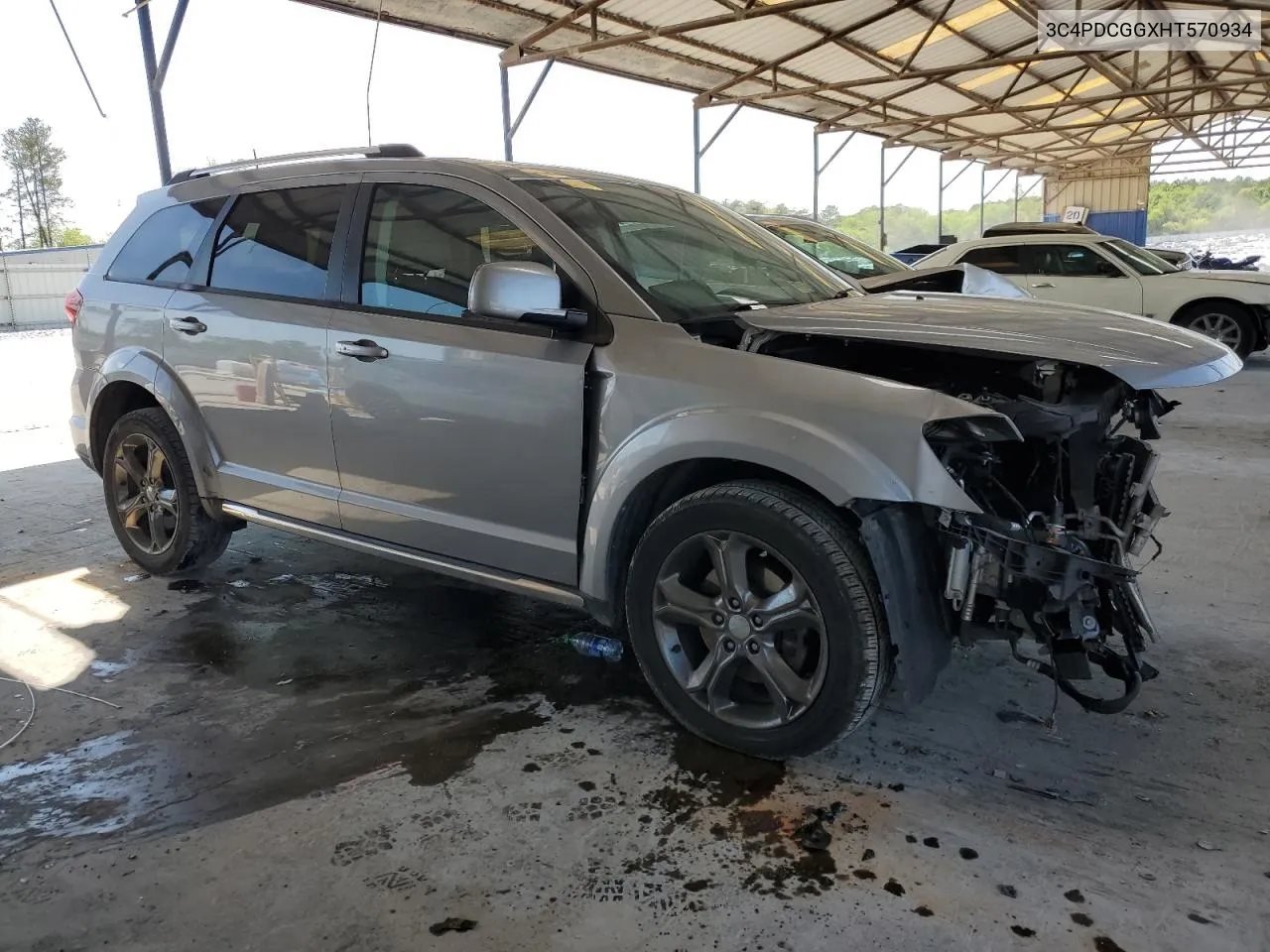 2017 Dodge Journey Crossroad VIN: 3C4PDCGGXHT570934 Lot: 50711444