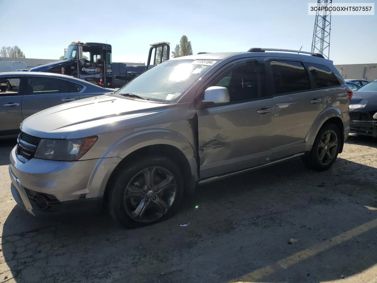 2017 Dodge Journey Crossroad VIN: 3C4PDCGGXHT507557 Lot: 51085184