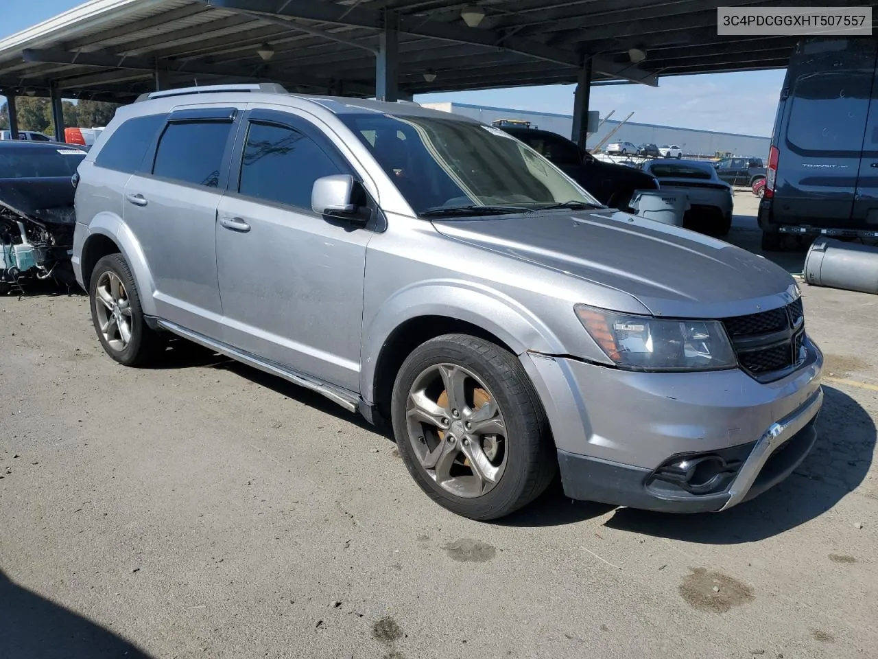 2017 Dodge Journey Crossroad VIN: 3C4PDCGGXHT507557 Lot: 51085184