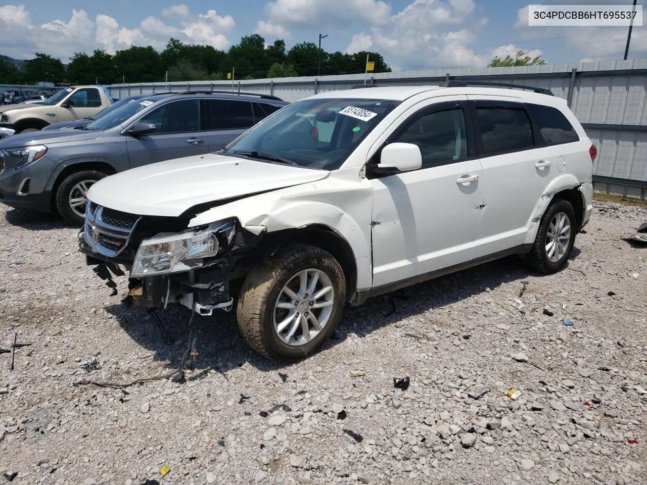 2017 Dodge Journey Sxt VIN: 3C4PDCBB6HT695537 Lot: 55143054