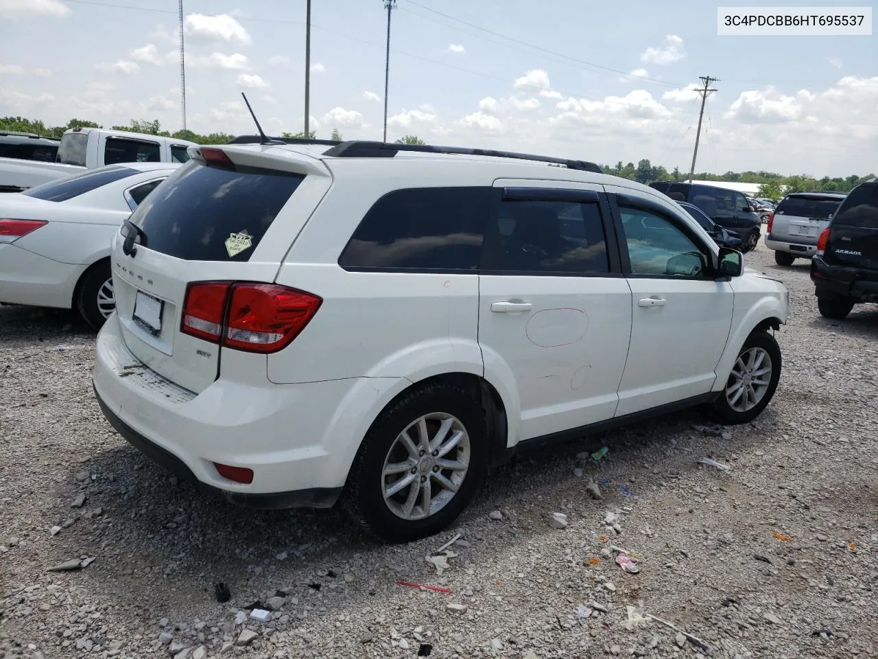 2017 Dodge Journey Sxt VIN: 3C4PDCBB6HT695537 Lot: 55143054