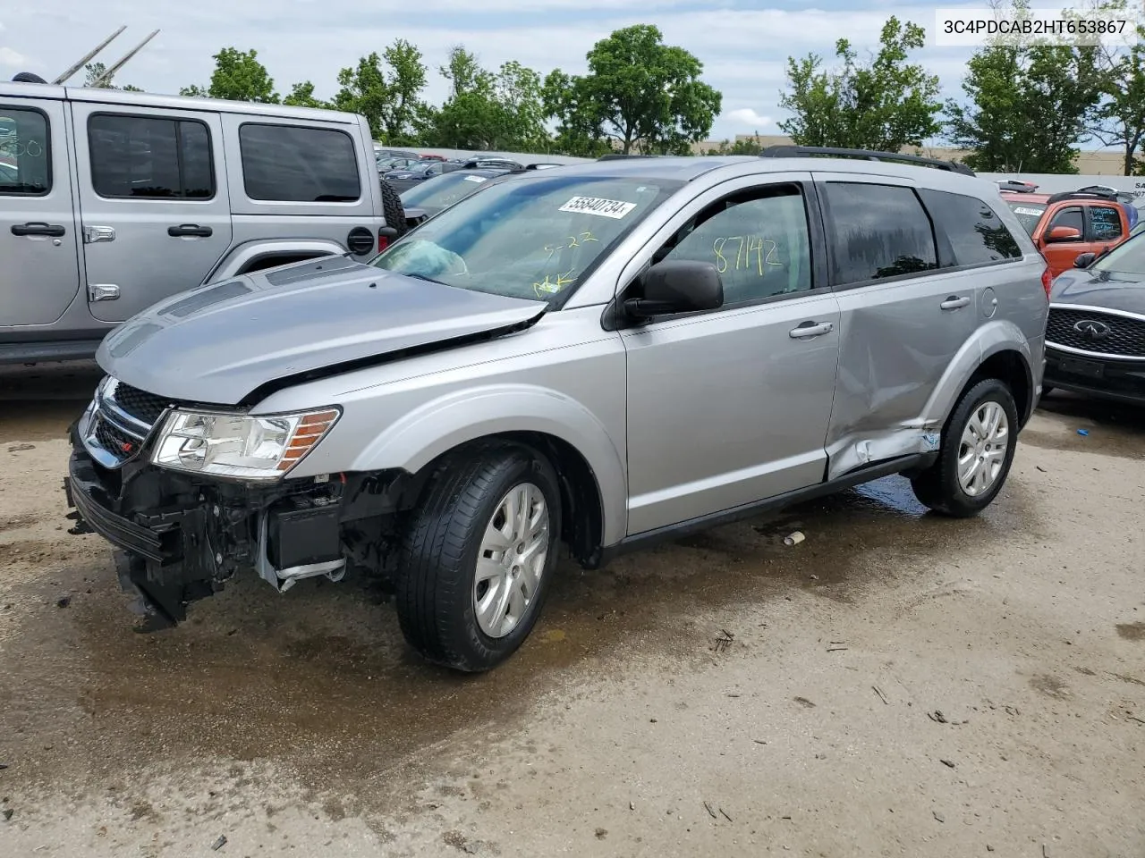 3C4PDCAB2HT653867 2017 Dodge Journey Se