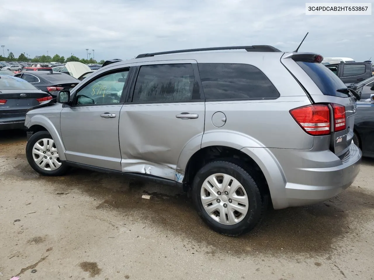 2017 Dodge Journey Se VIN: 3C4PDCAB2HT653867 Lot: 55840734