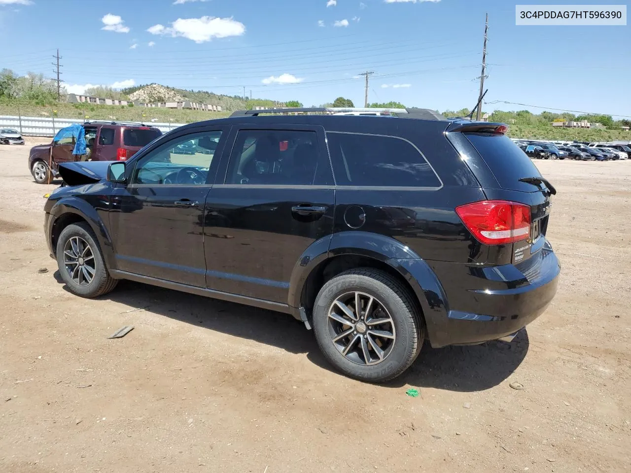 2017 Dodge Journey Se VIN: 3C4PDDAG7HT596390 Lot: 56374574